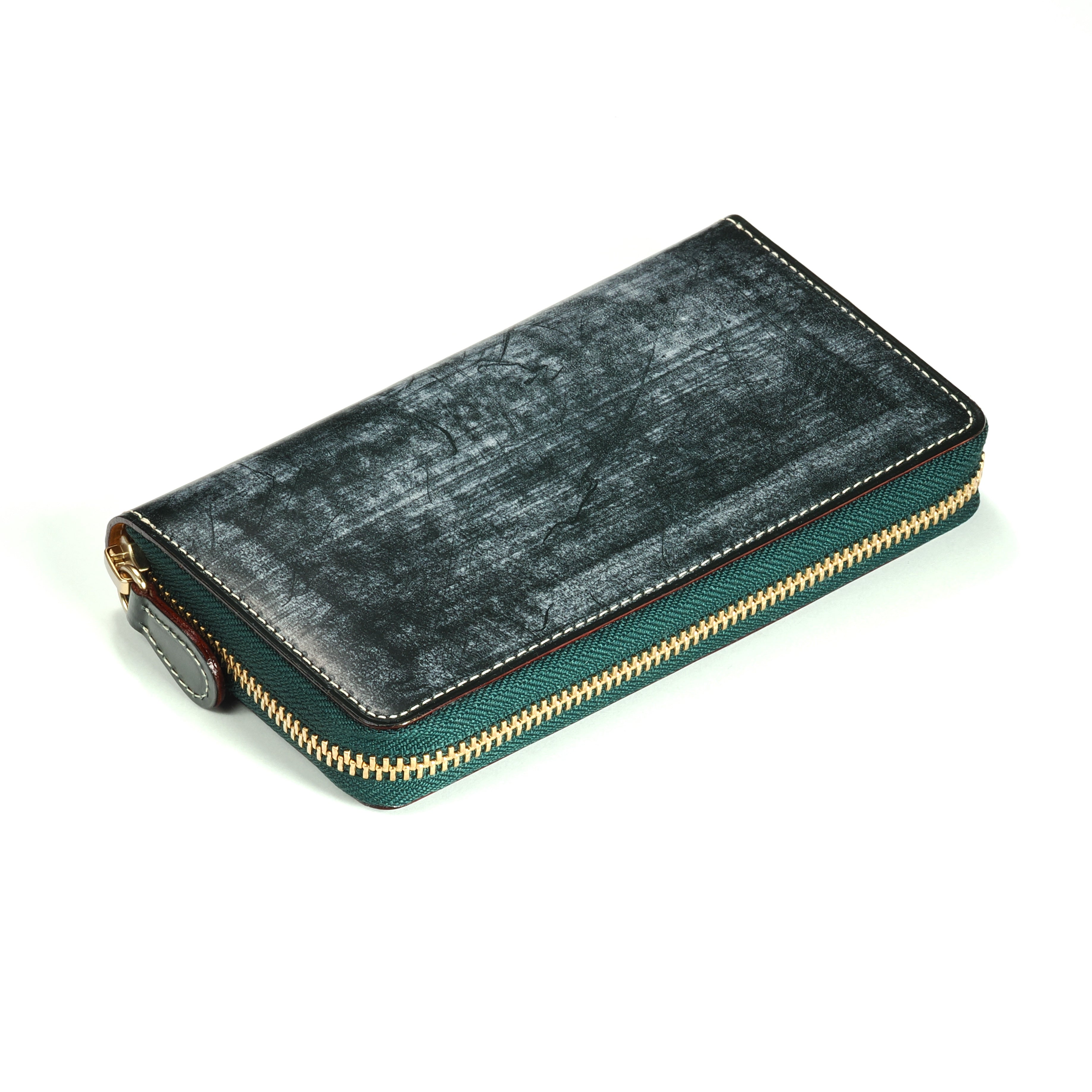 ペンケース福箱（4本挿しグリーン・ネイビー）