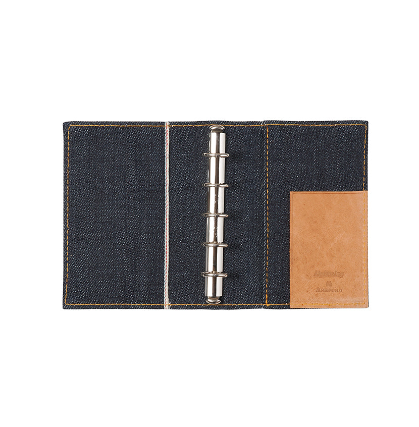 ASHFORD × Lightning セルビッジデニム システム手帳（趣味文オリジナル）【2月20日頃出荷】