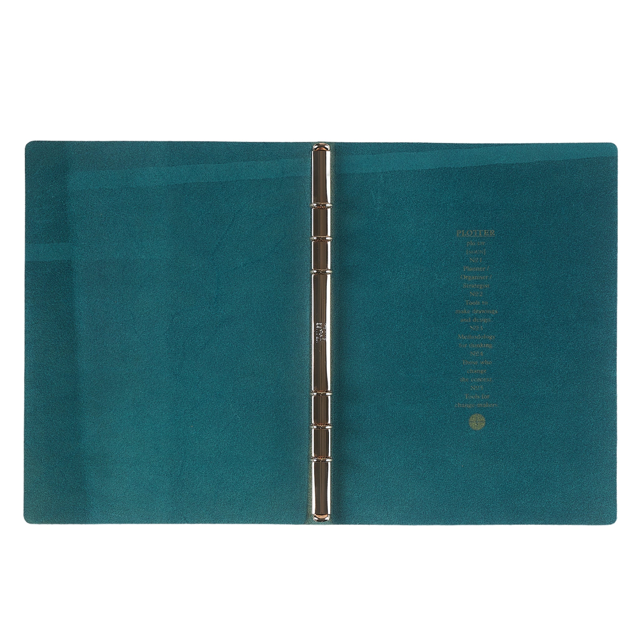 PLOTTER レザーバインダー M6黒 リスシオ美品オマケ付き PLOTTER 6穴リングレザーバインダーリスシオ ブラック ミニサイズ