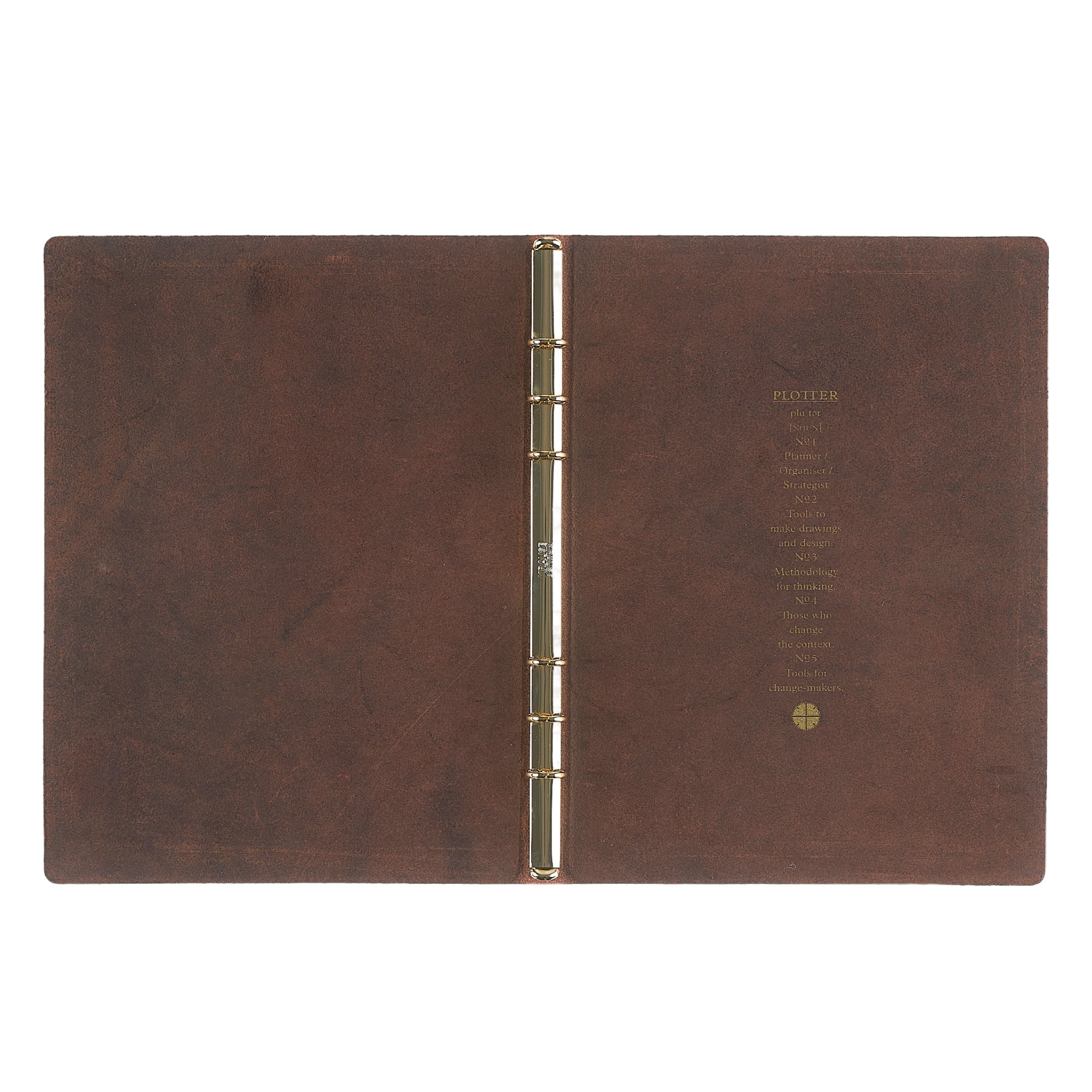 システム手帳 プエブロ 6穴リングレザーバインダー A5 φ11mm