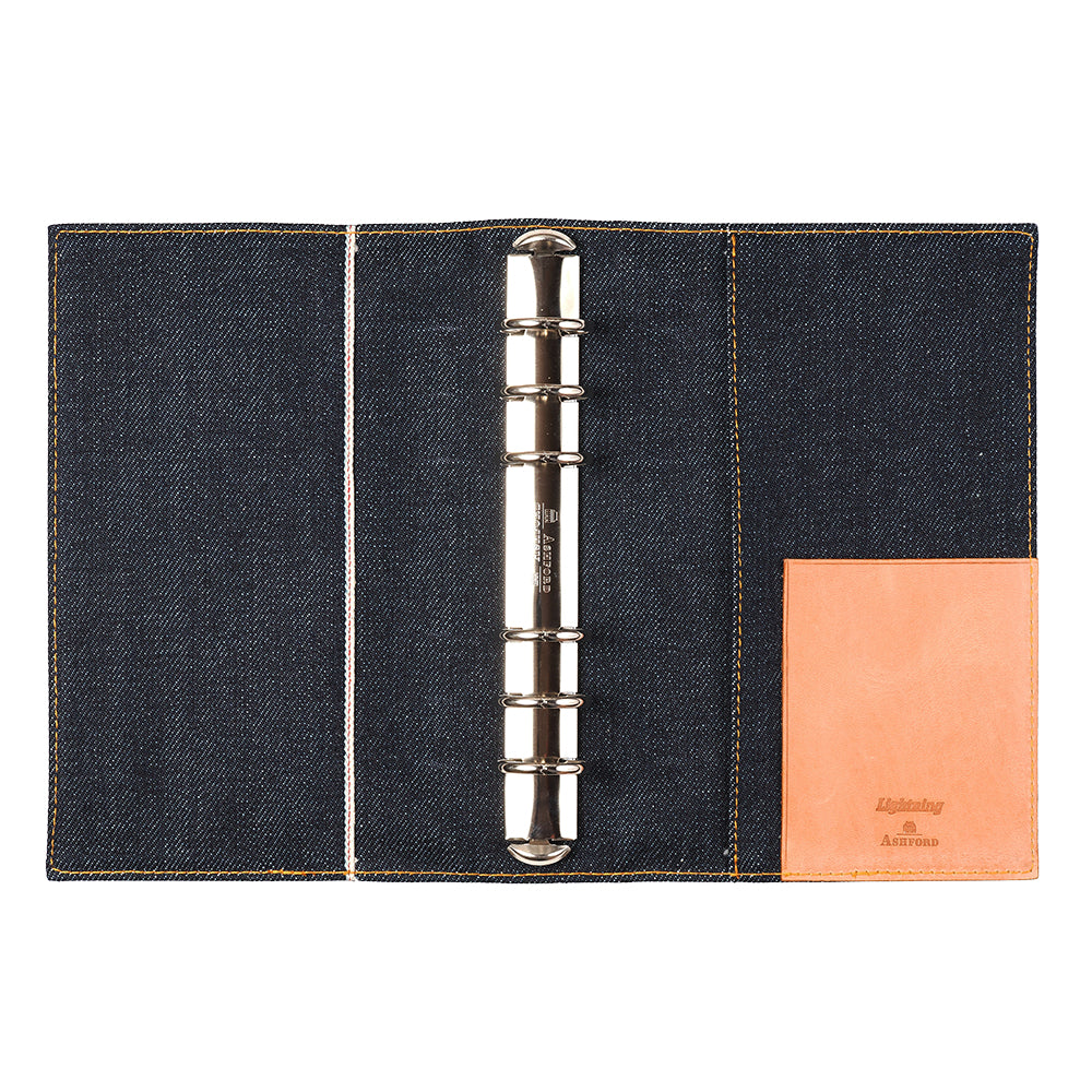 ASHFORD × Lightning セルビッジデニム システム手帳（趣味文オリジナル）【2月20日頃出荷】
