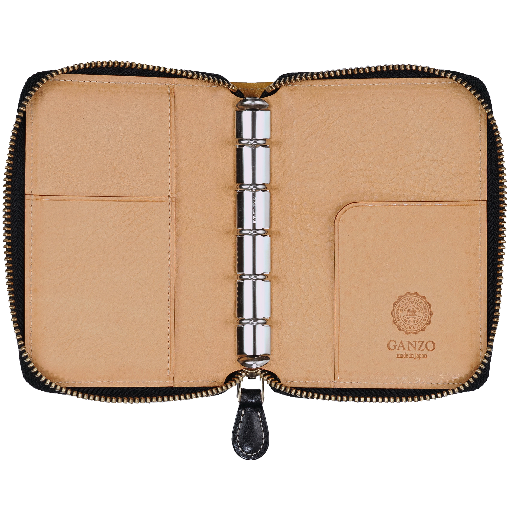 ミネルバボックス ジッパーシステム手帳 M5 φ13mm（趣味文オリジナル