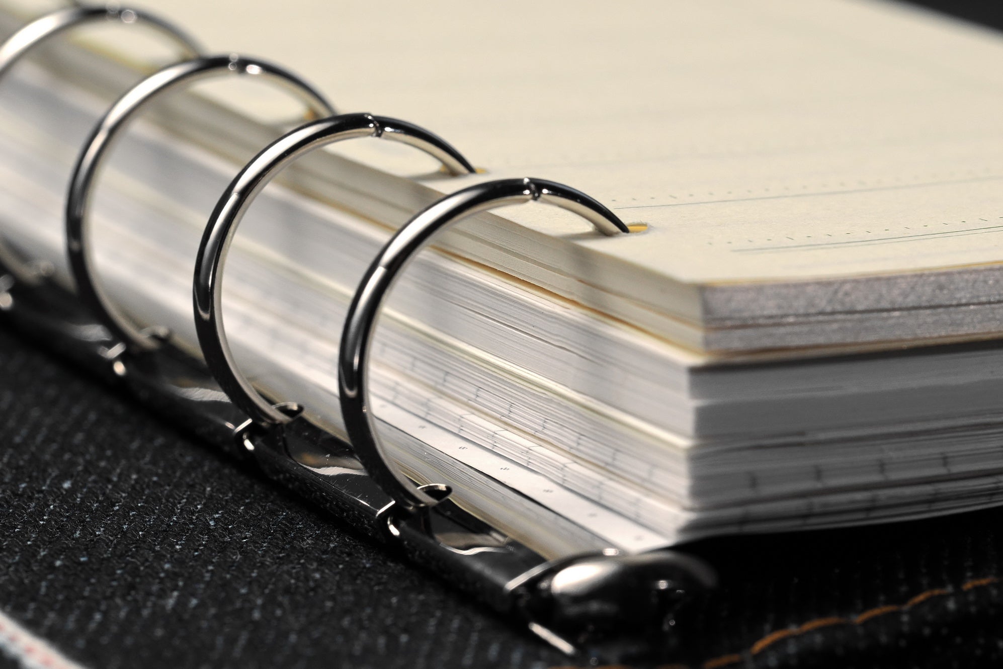 ASHFORD × Lightning セルビッジデニム システム手帳（趣味文オリジナル）【2月20日頃出荷】