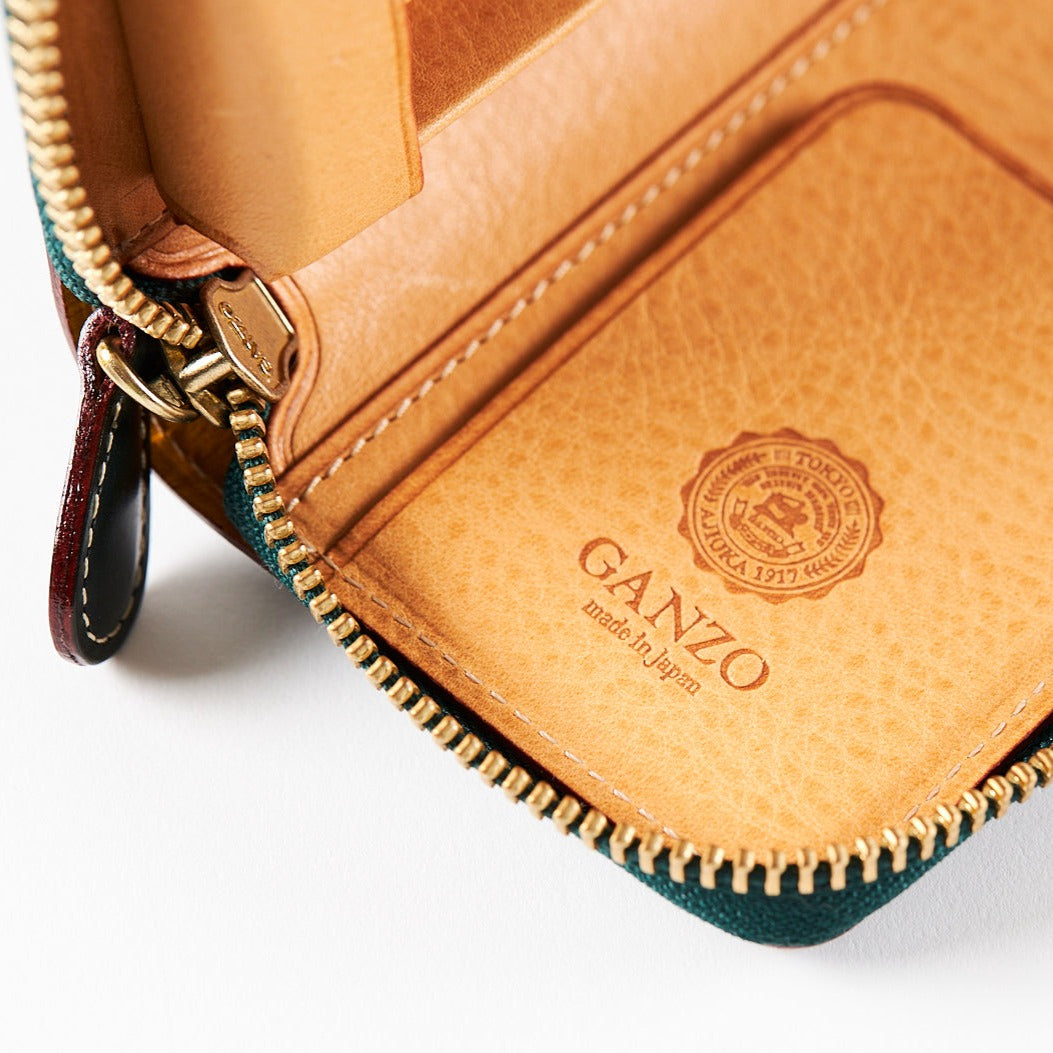 ペンケース福箱（3本挿しグリーン・ネイビー）