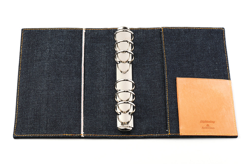 ASHFORD × Lightning セルビッジデニム システム手帳（趣味文オリジナル）【2月20日頃出荷】