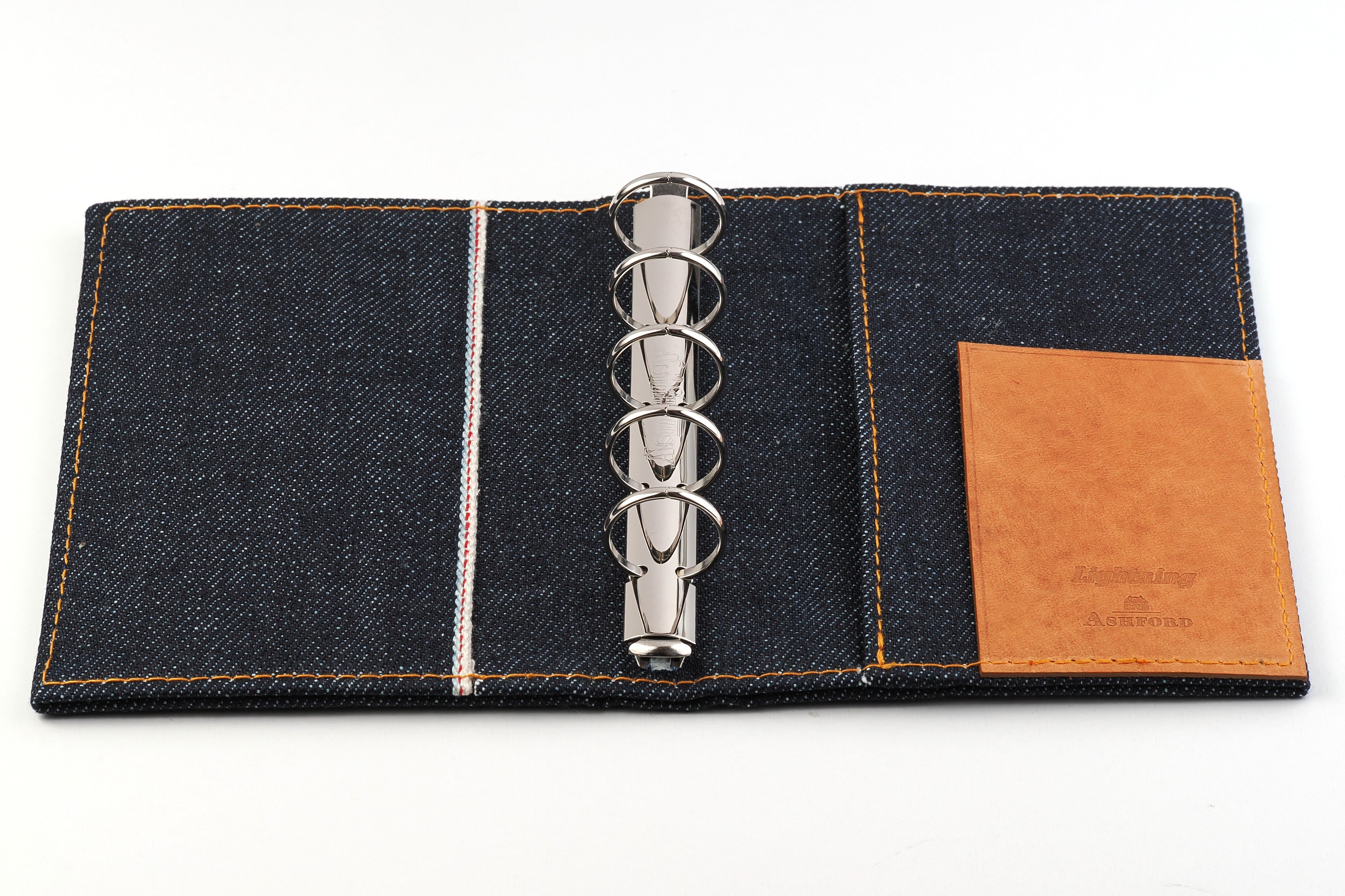 ASHFORD × Lightning セルビッジデニム システム手帳（趣味文オリジナル）【2月20日頃出荷】