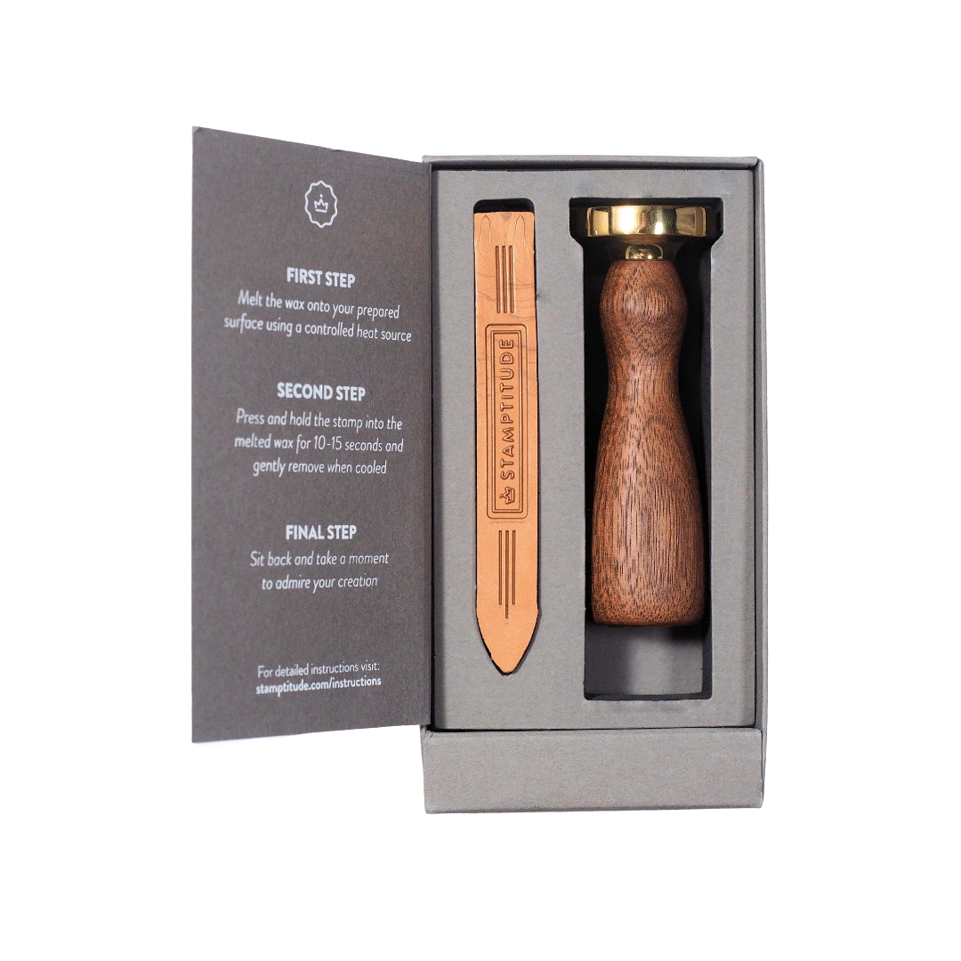 STAMPTITUDE × 趣味の文具箱 Bottle Letterロゴ シーリングスタンプ（趣味文オリジナル）