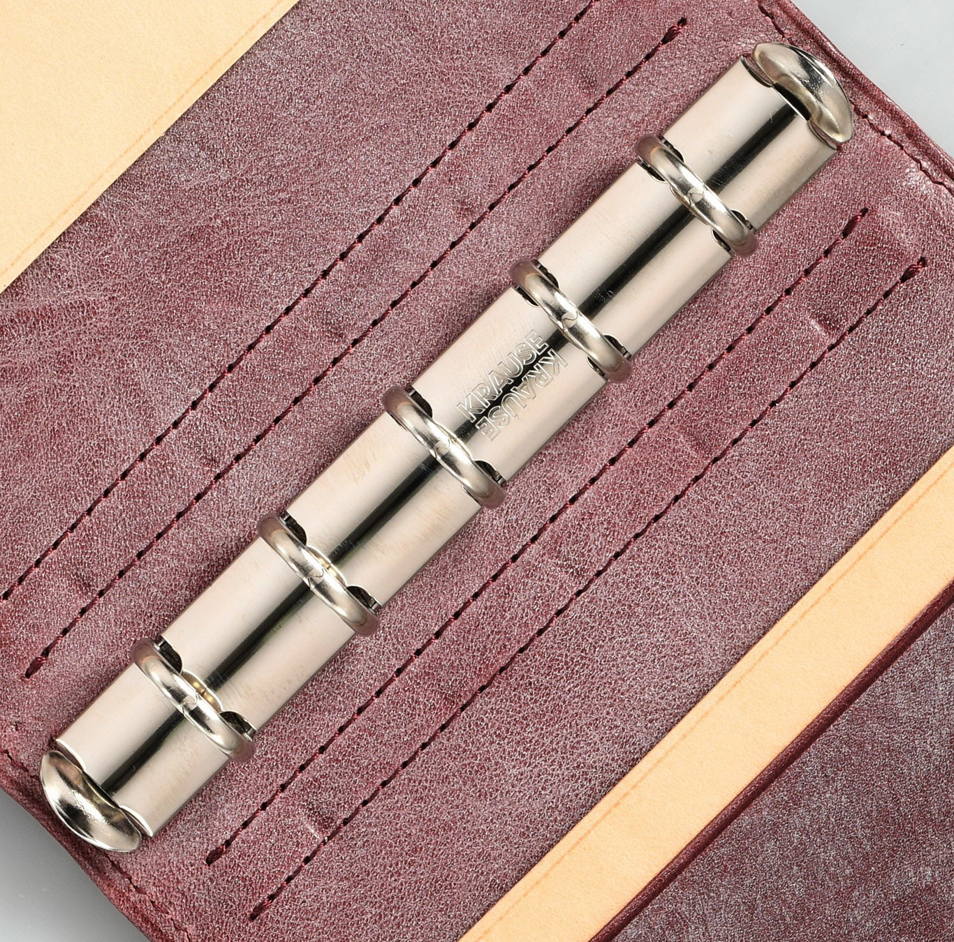 システム手帳 エヌ/ピアス すもも×ナチュラル ミニ5 φ13mm【12月21日頃出荷】