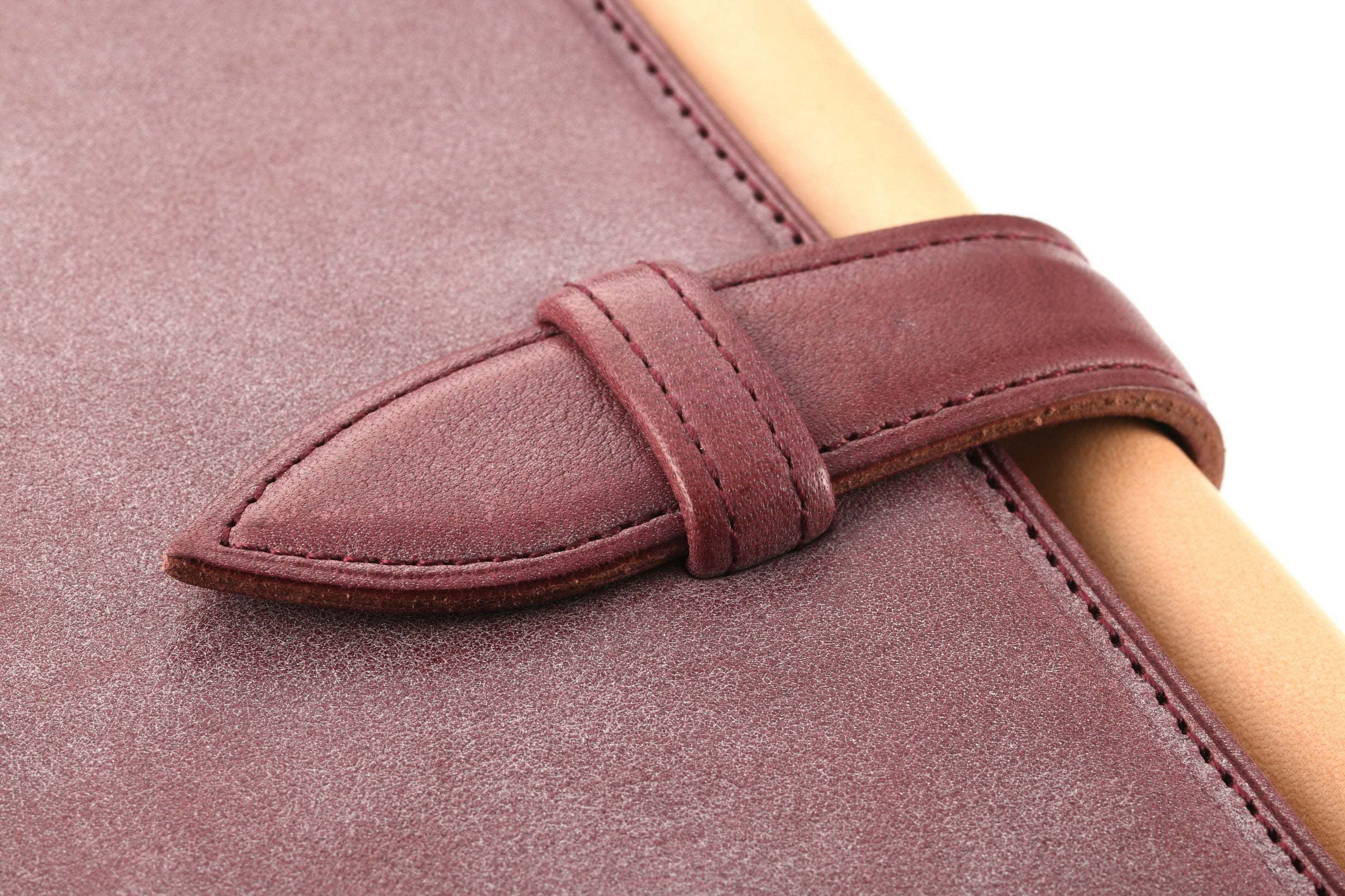 システム手帳 エヌ/ピアス すもも×ナチュラル バイブル φ20mm