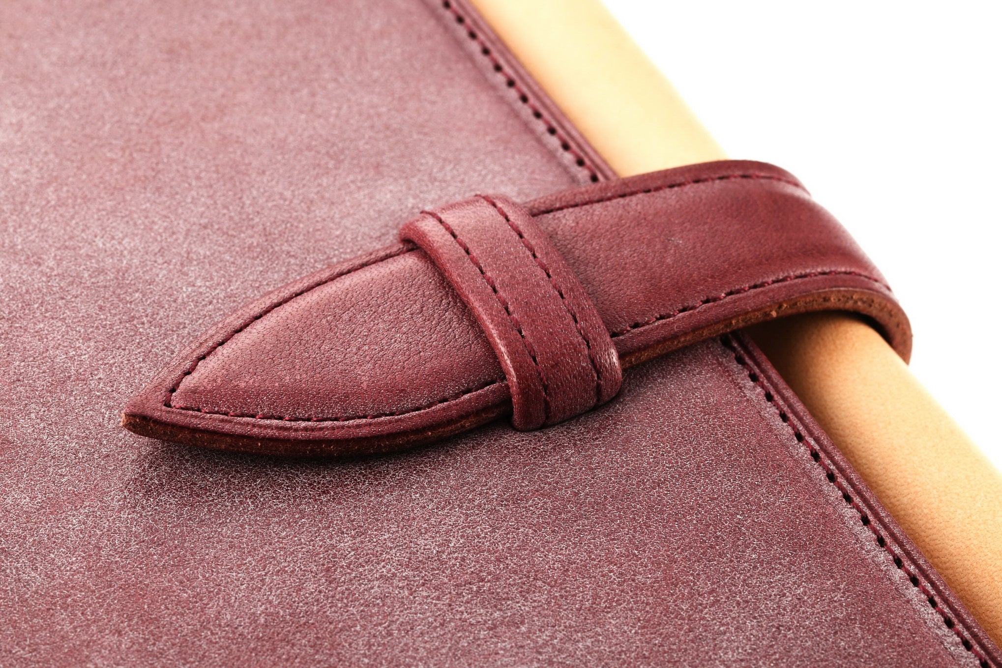 システム手帳 エヌ/ピアス すもも×ナチュラル ミニ（ミニ6） φ20mm