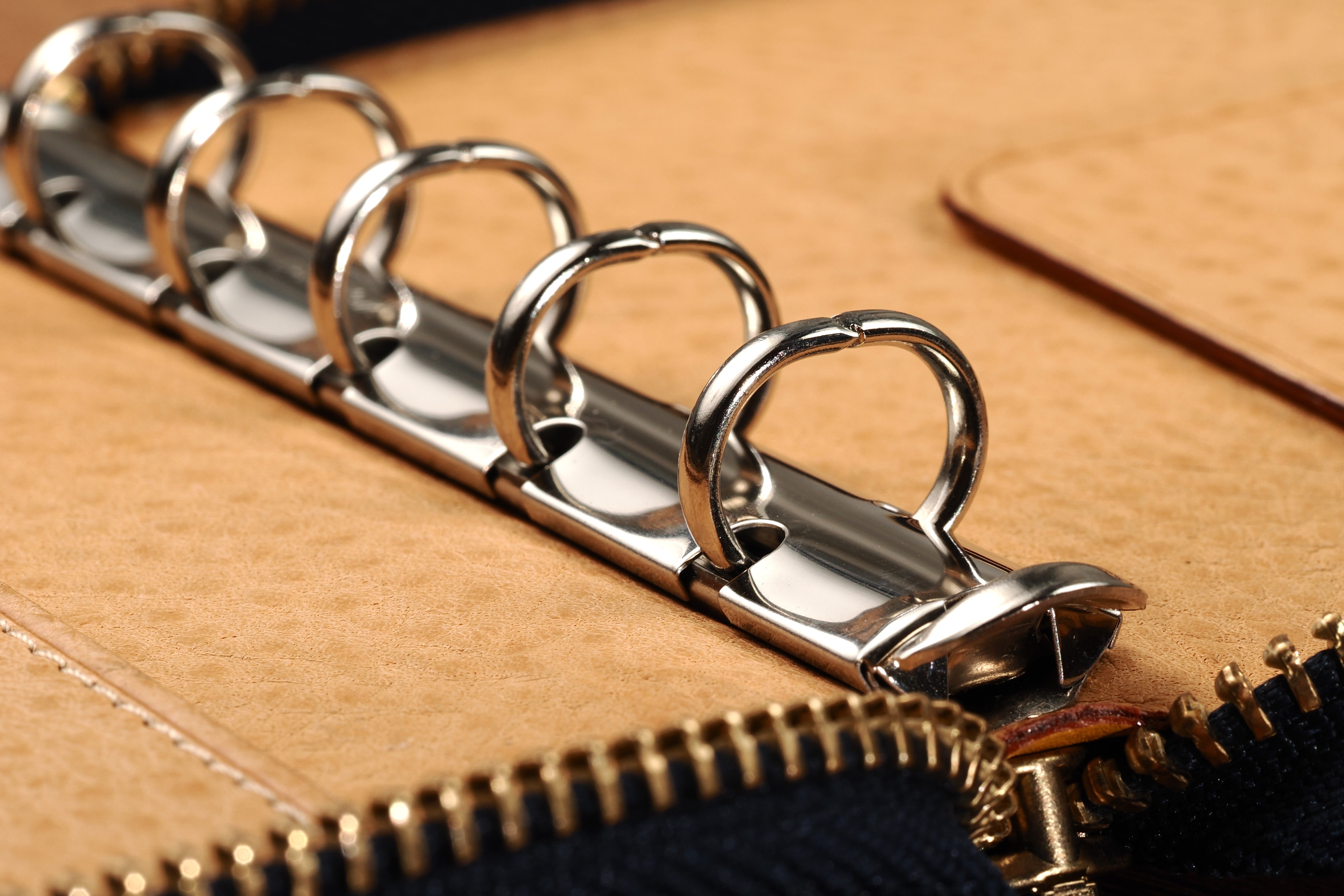 ミネルバボックス ジッパーシステム手帳 M5 φ13mm（趣味文オリジナル