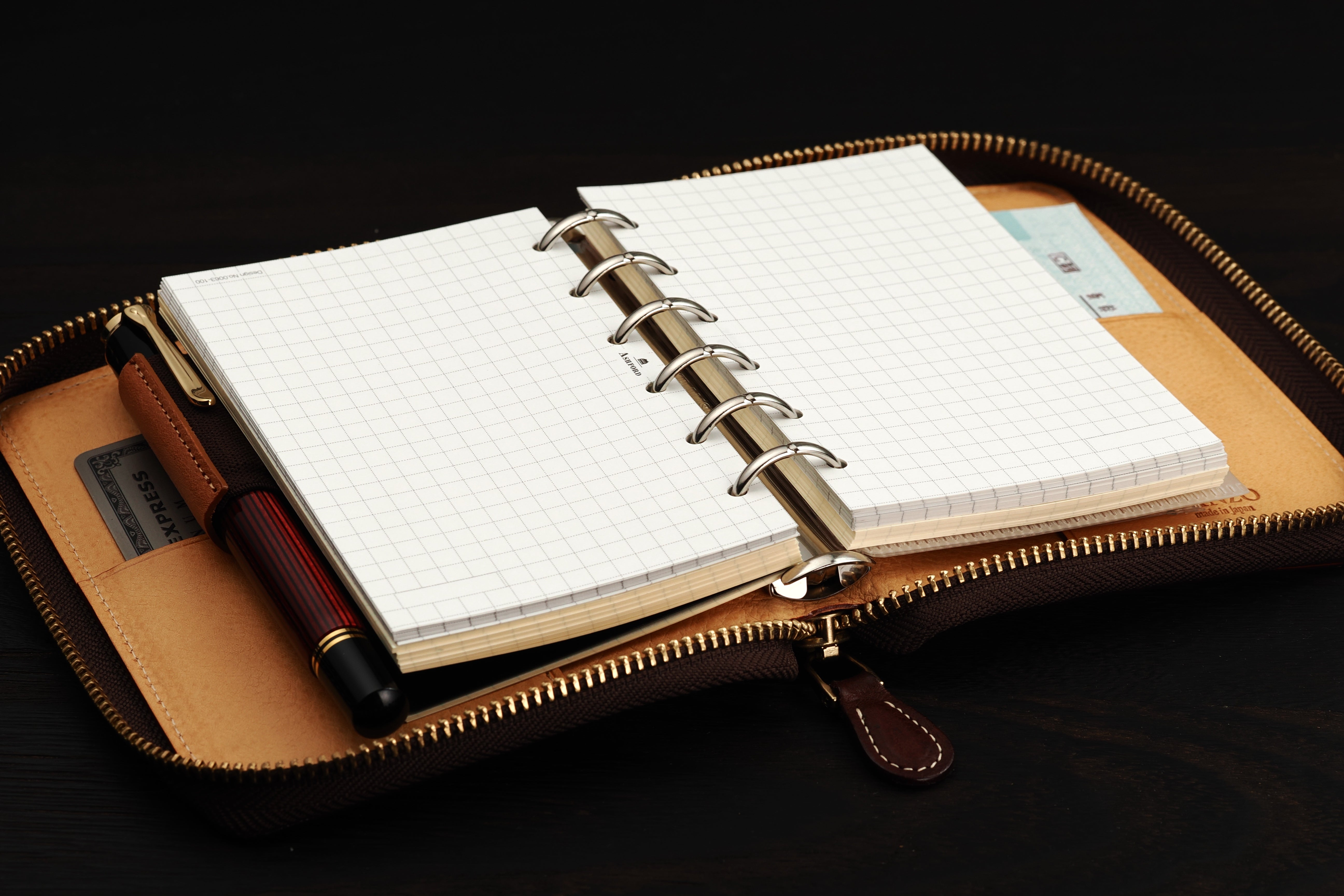 システム手帳 ミネルバボックス ミニ6 φ20mm（趣味文オリジナル