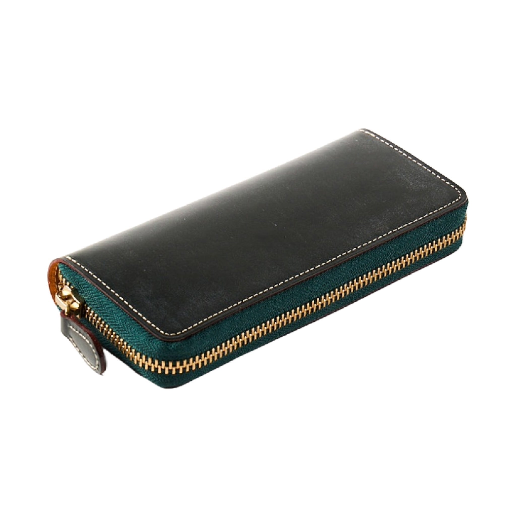 ペンケース福箱（3本挿しグリーン・ネイビー）