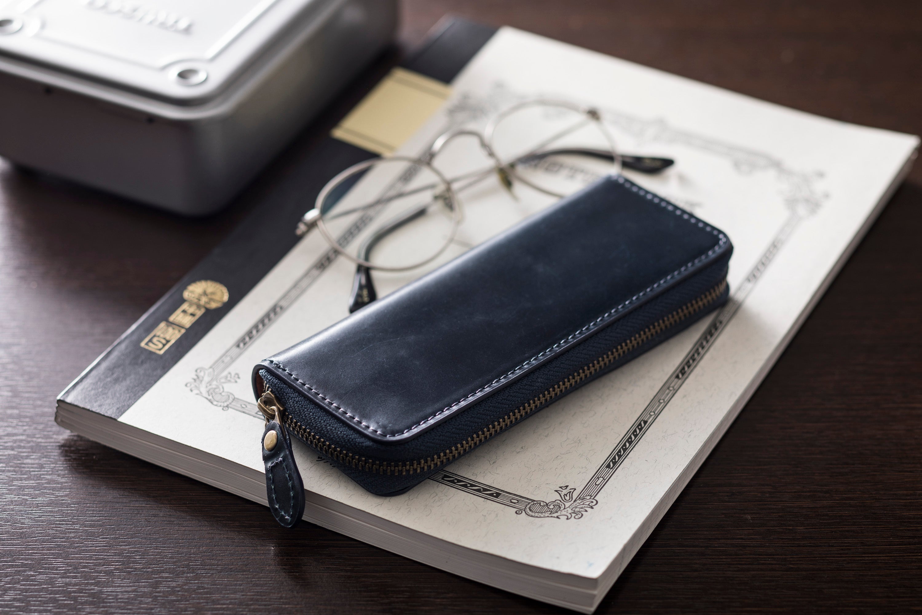 ブルーコードバン 3本挿しペンケース