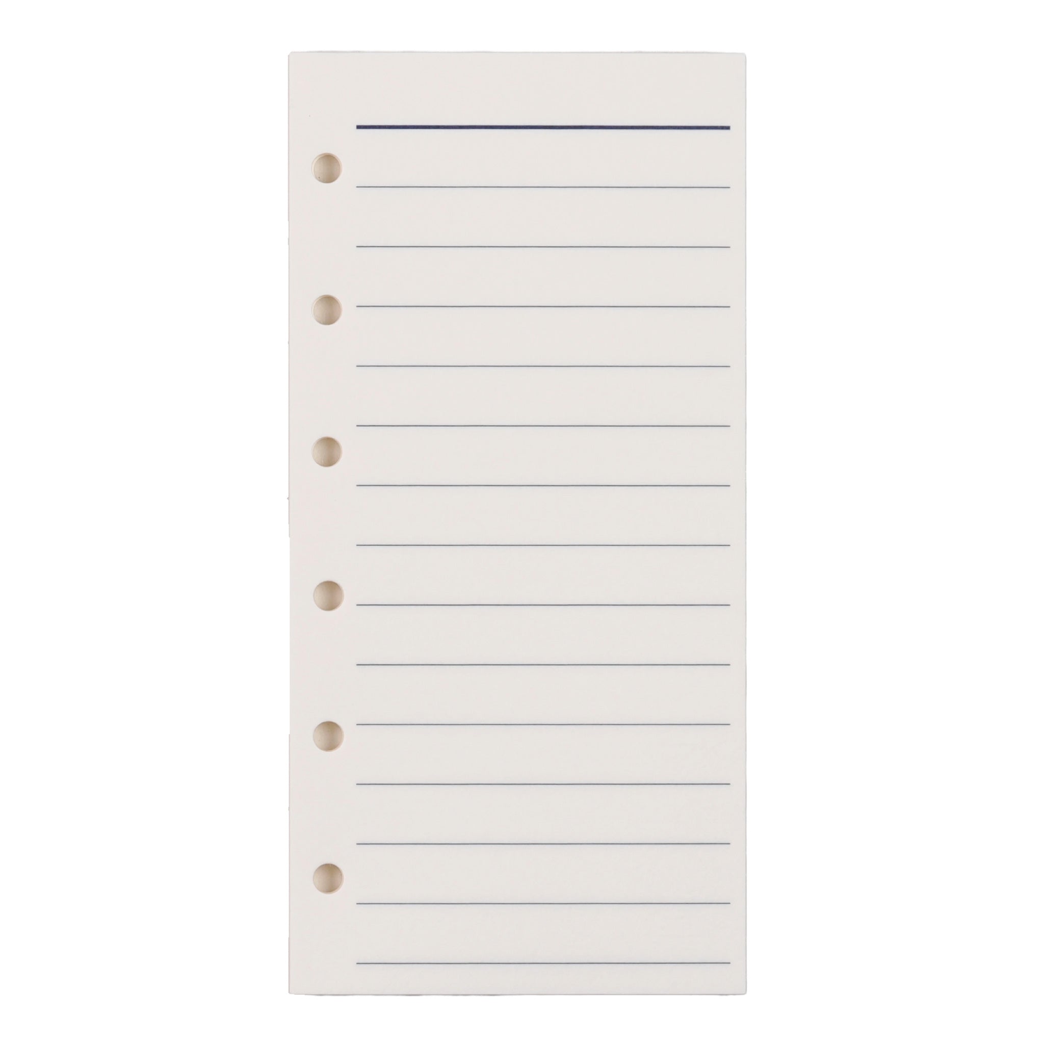 バンクペーパー ミニ6ナロー 7mm横罫 50枚 | システム手帳パラダイス