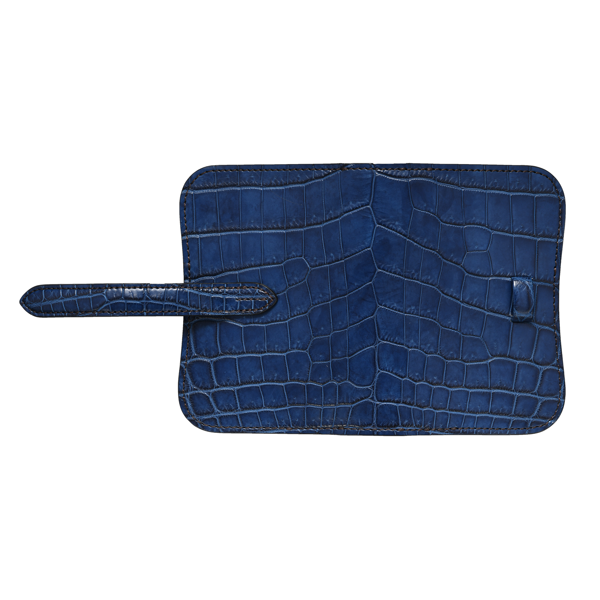 藍染クロコ × サドルプルアップ システム手帳 M5 φ11mm（趣味文