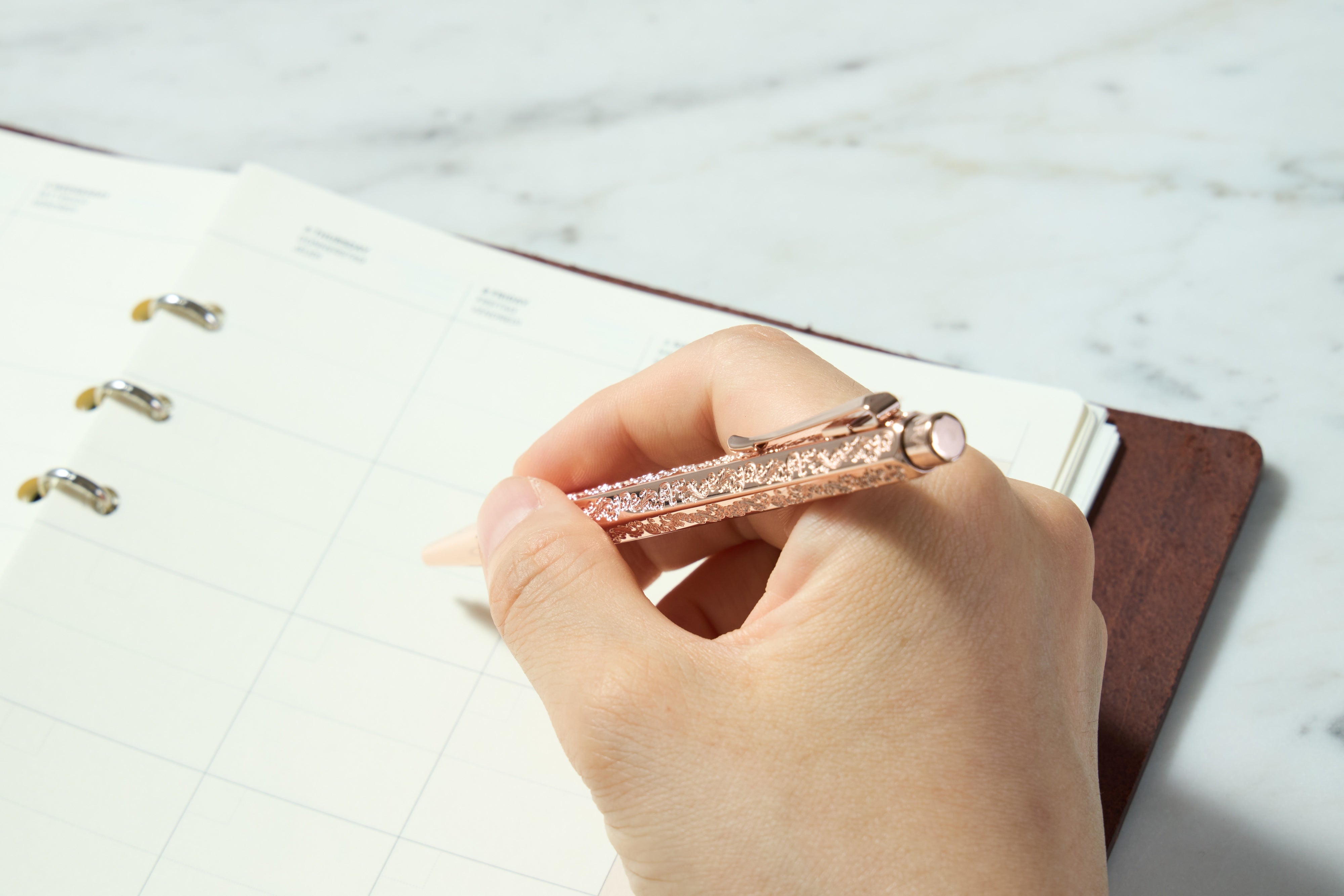 エクリドール ビクトリアン ローズゴールド ボールペン（趣味文オリジナル）【4月10日頃出荷】