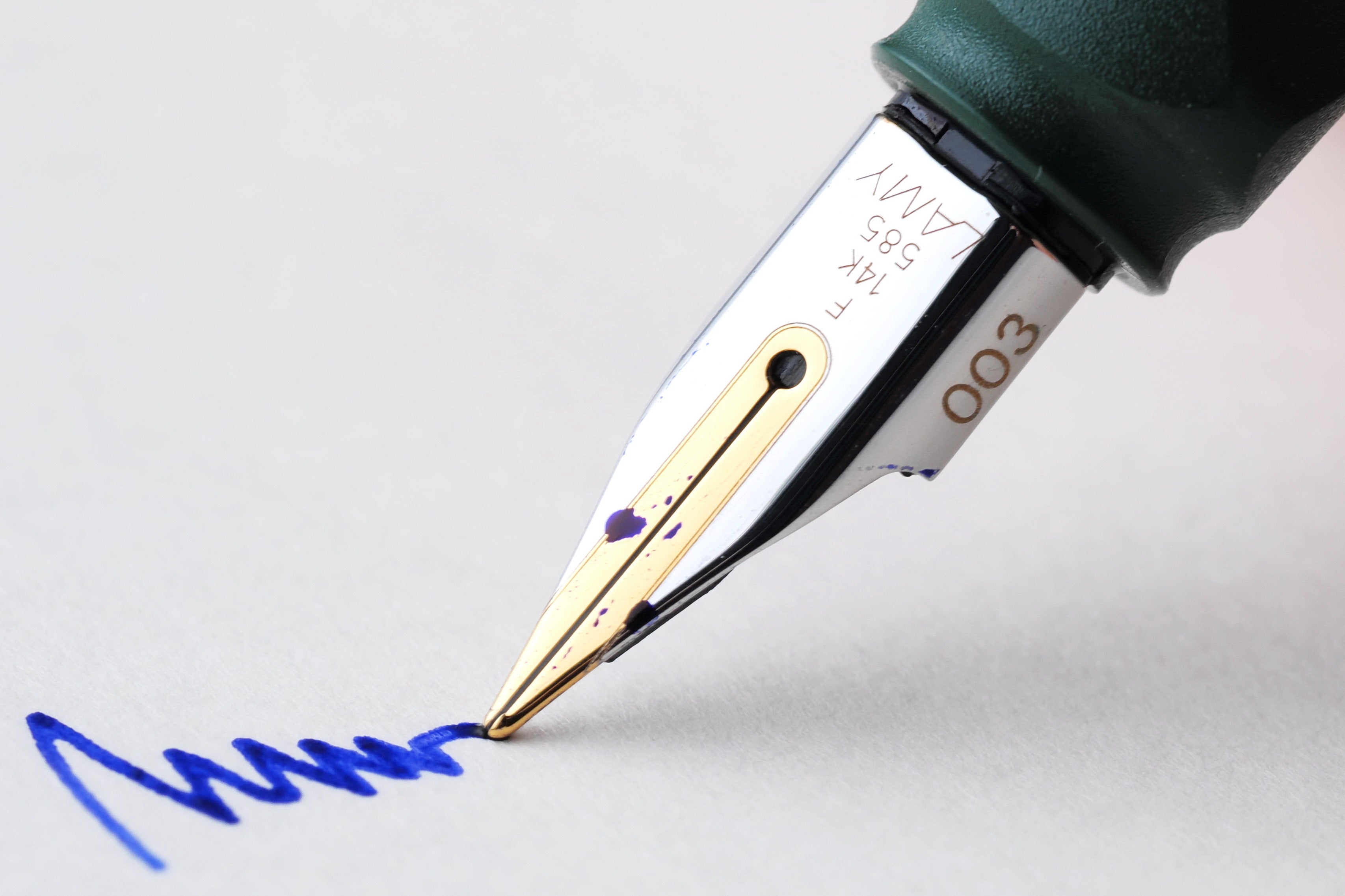 【趣味文20周年記念】ラミー サファリ フィールドグリーン ゴールドクリップ［万年筆・14金ペン先F/M/B］（趣味文オリジナル）