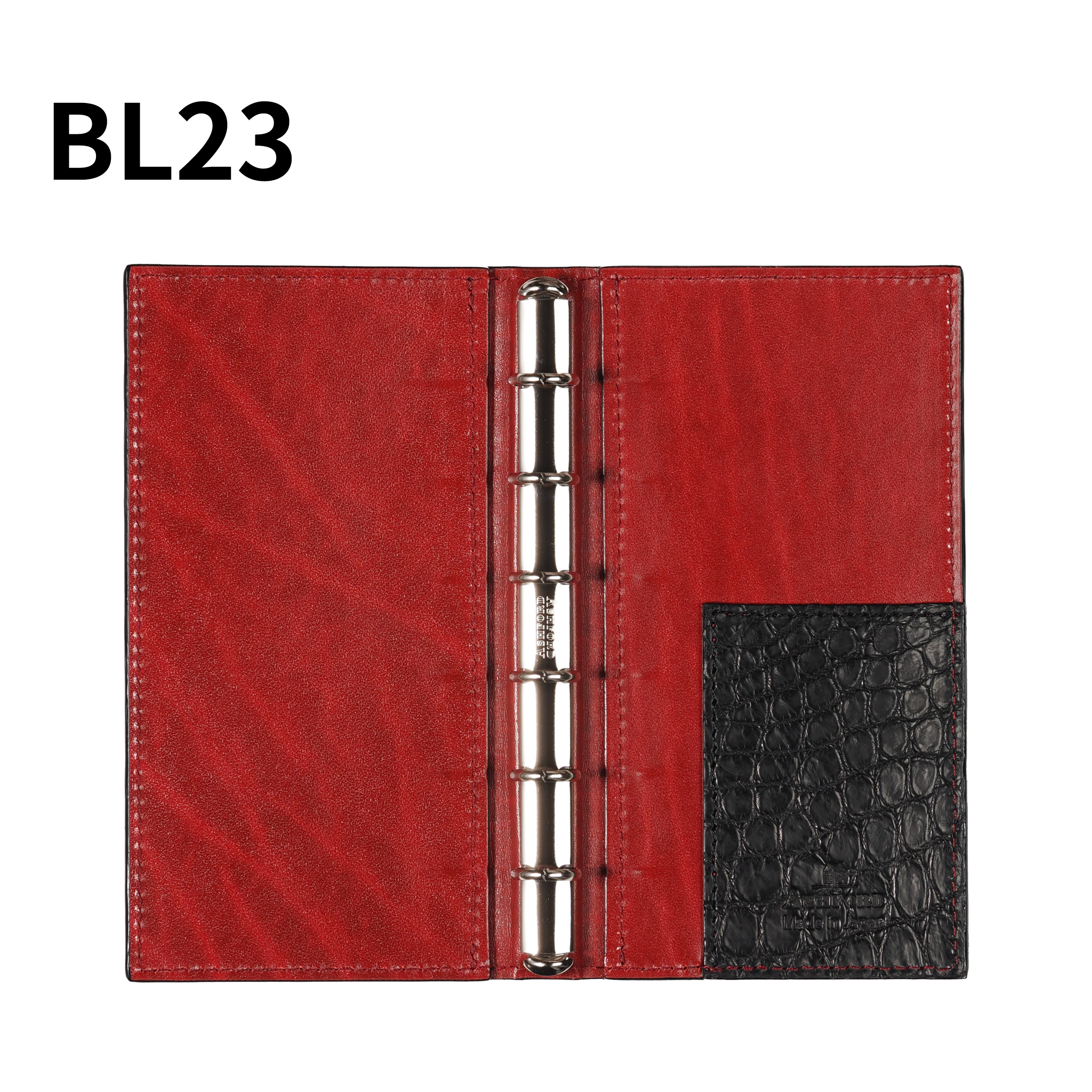 システム手帳 クロコダイル ミニ6ナロー φ11mm ダークブラウン(趣味文 システム手帳 クロコダイル ミニ6ナロー φ11mm ダークブラウン(趣味文