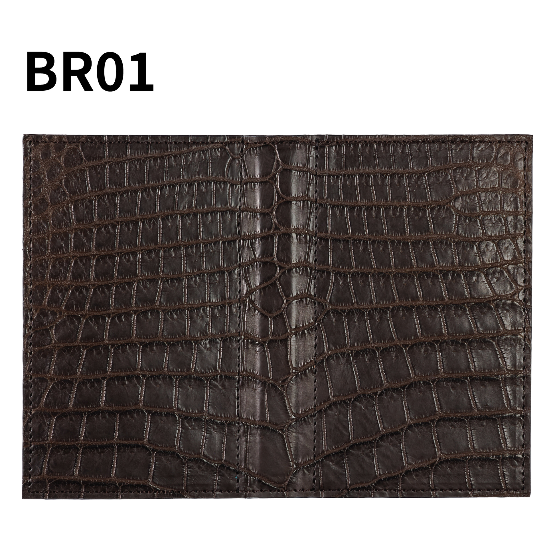 システム手帳 クロコダイル M5 φ11mm ブラウン（趣味文オリジナル