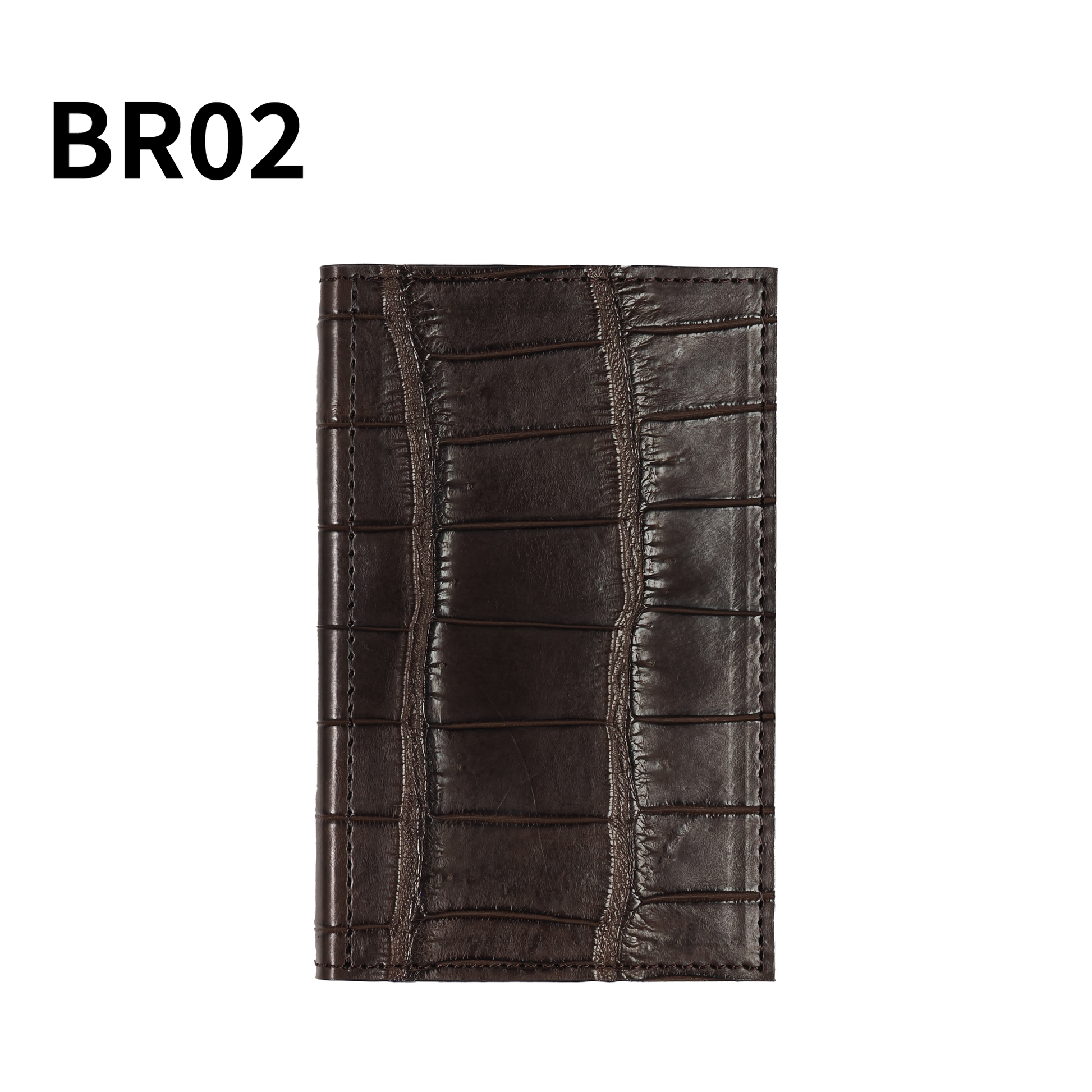 システム手帳 クロコダイル M5 φ11mm ブラウン（趣味文オリジナル