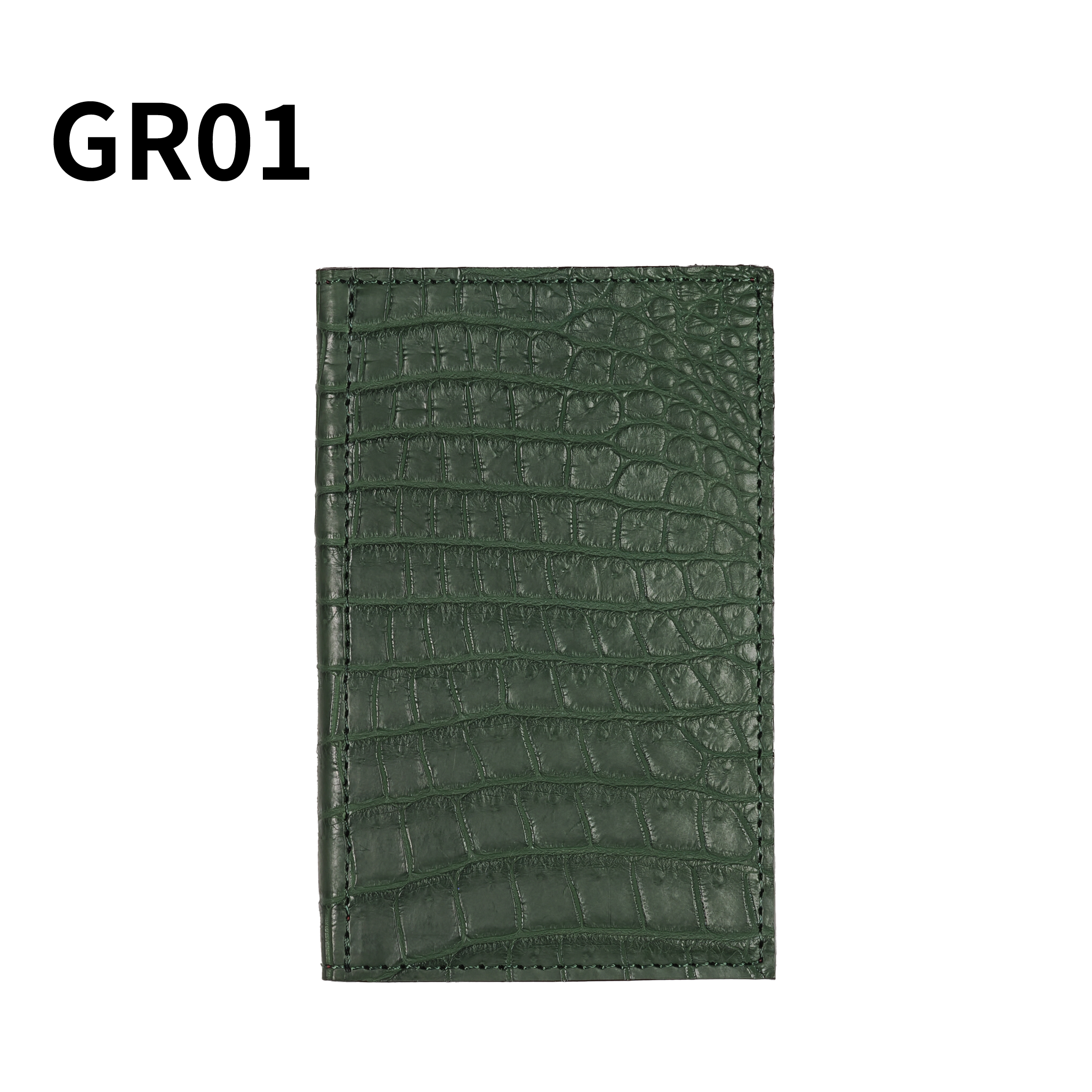 システム手帳 クロコダイル M5 φ11mm グリーン（趣味文オリジナル）