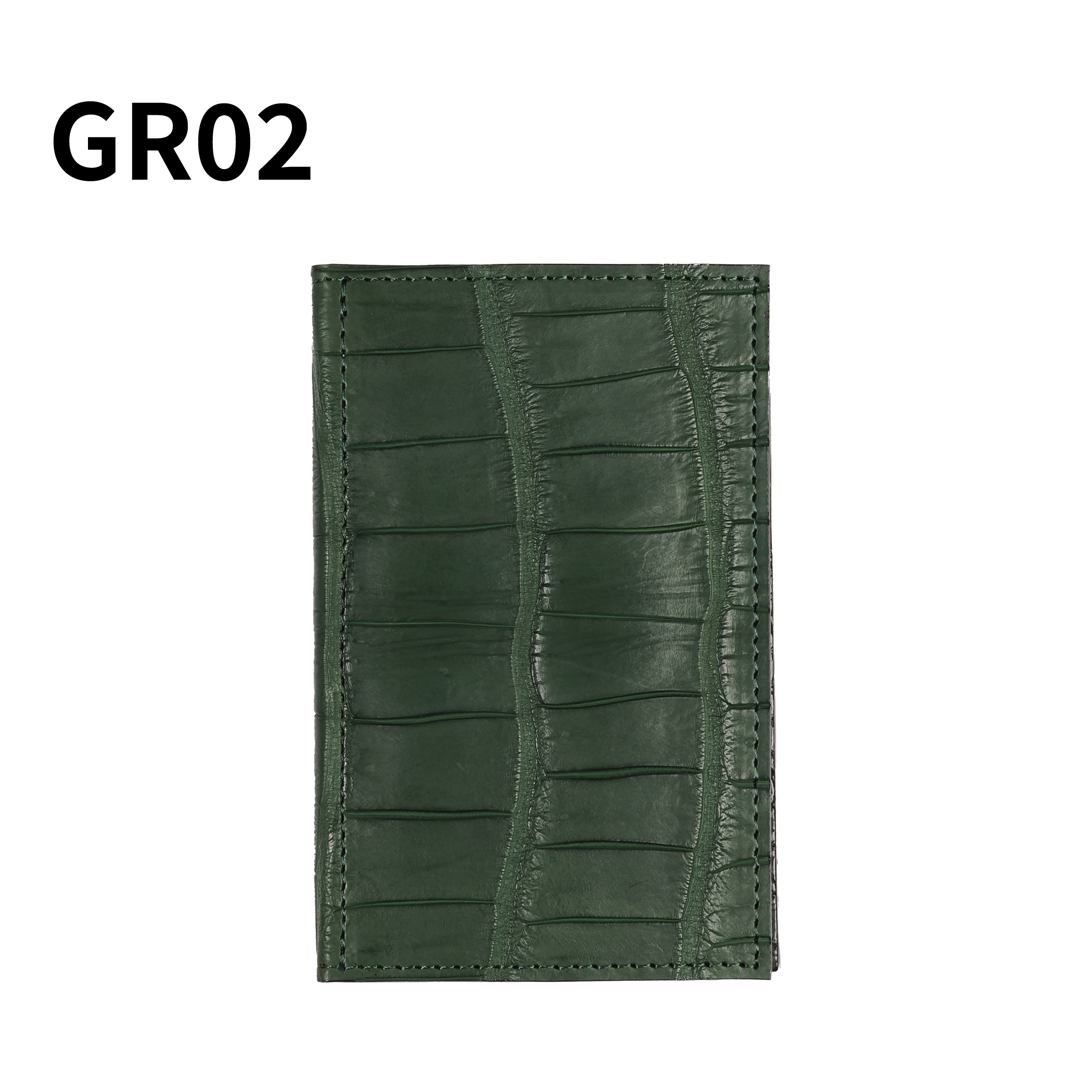 システム手帳 クロコダイル M5 φ11mm グリーン（趣味文オリジナル）