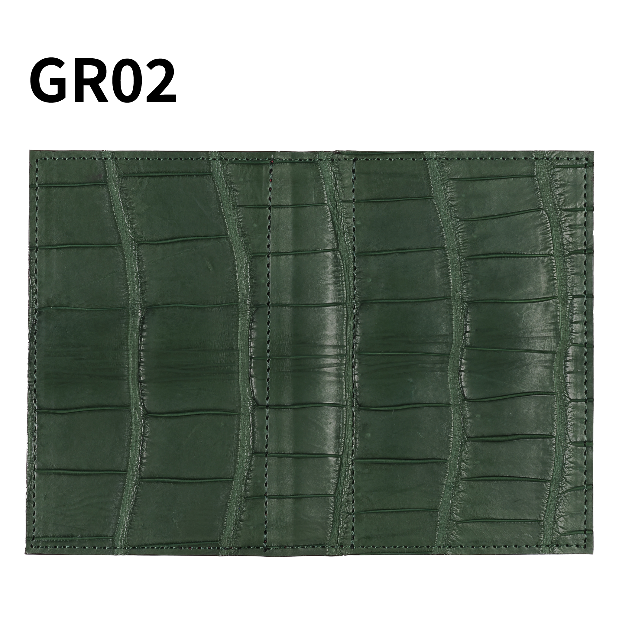 システム手帳 クロコダイル M5 φ11mm グリーン（趣味文オリジナル）