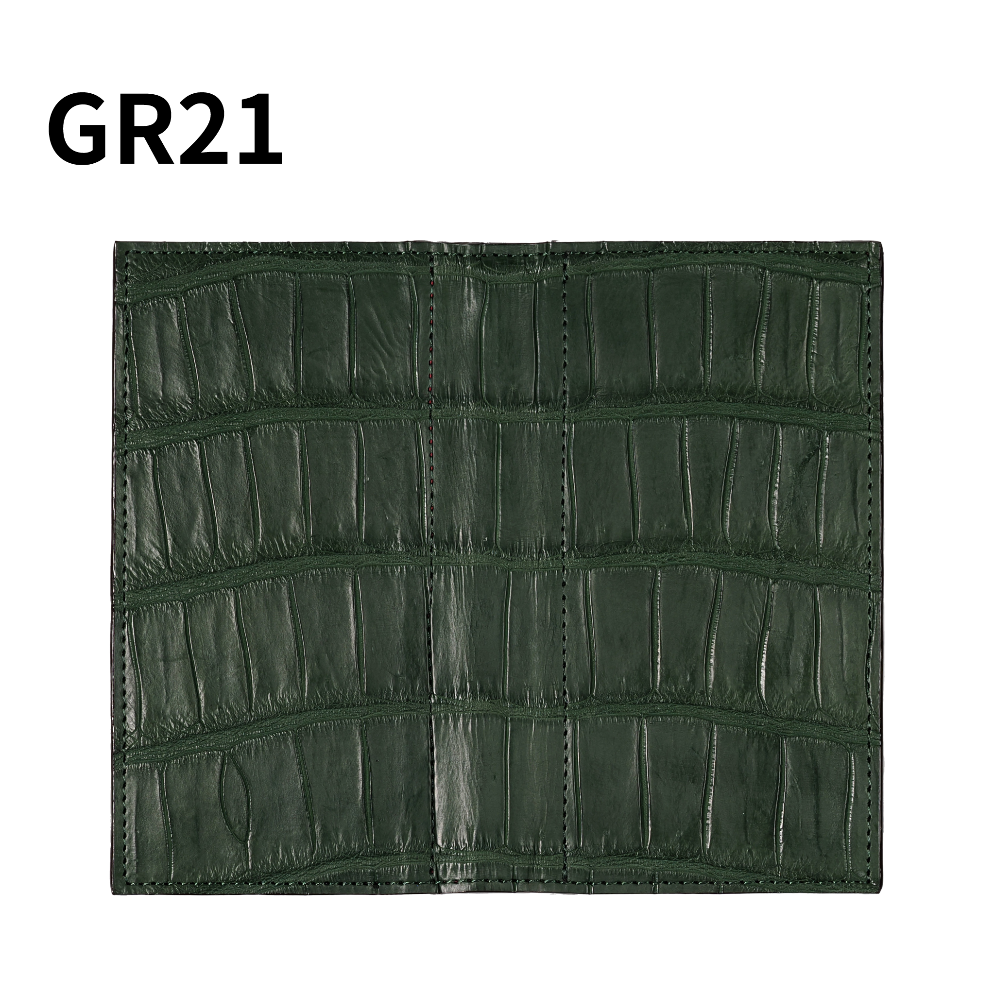 システム手帳 クロコダイル ミニ6ナロー φ11mm グリーン（趣味文オリジナル）【5営業日以内出荷】