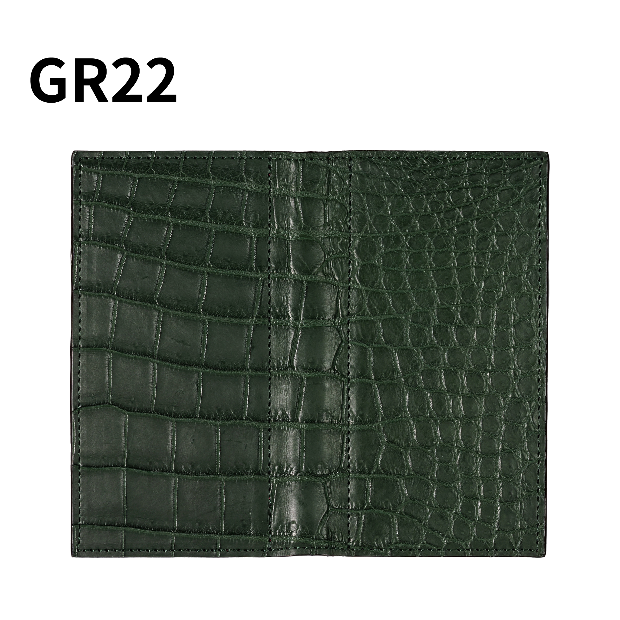 システム手帳 クロコダイル ミニ6ナロー φ11mm グリーン（趣味文オリジナル）【5営業日以内出荷】