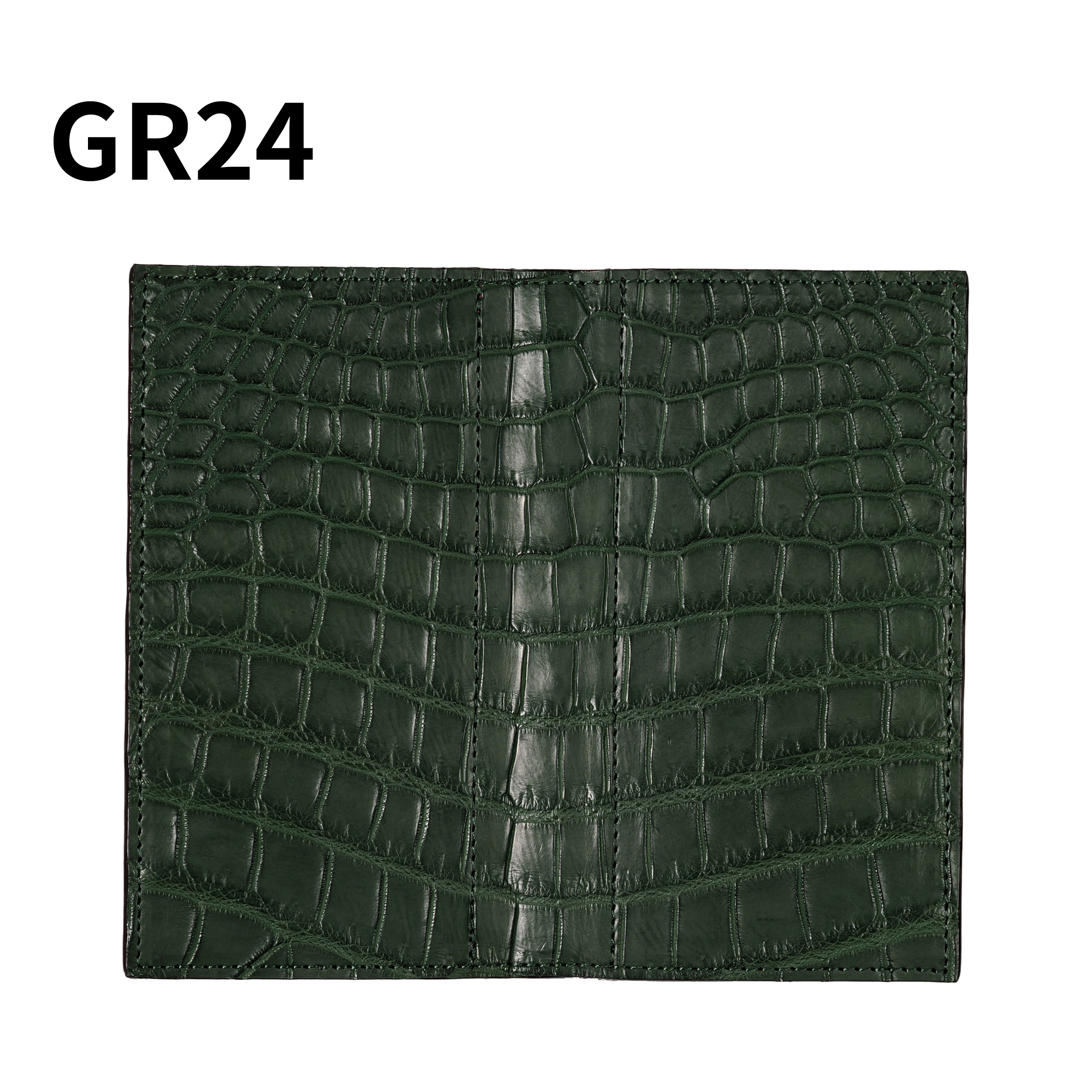 システム手帳 クロコダイル ミニ6ナロー φ11mm グリーン（趣味文オリジナル）【5営業日以内出荷】