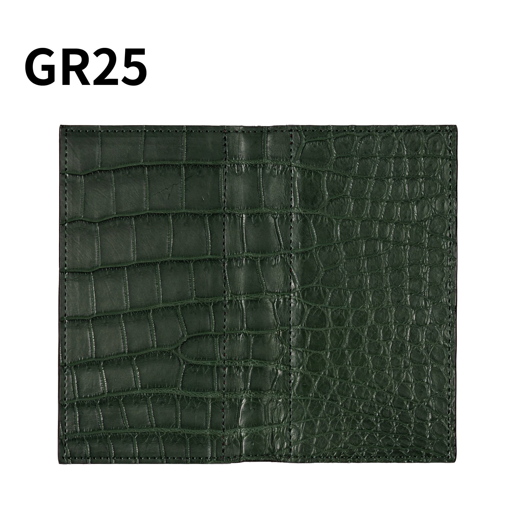 システム手帳 クロコダイル ミニ6ナロー φ11mm グリーン（趣味文オリジナル）【5営業日以内出荷】