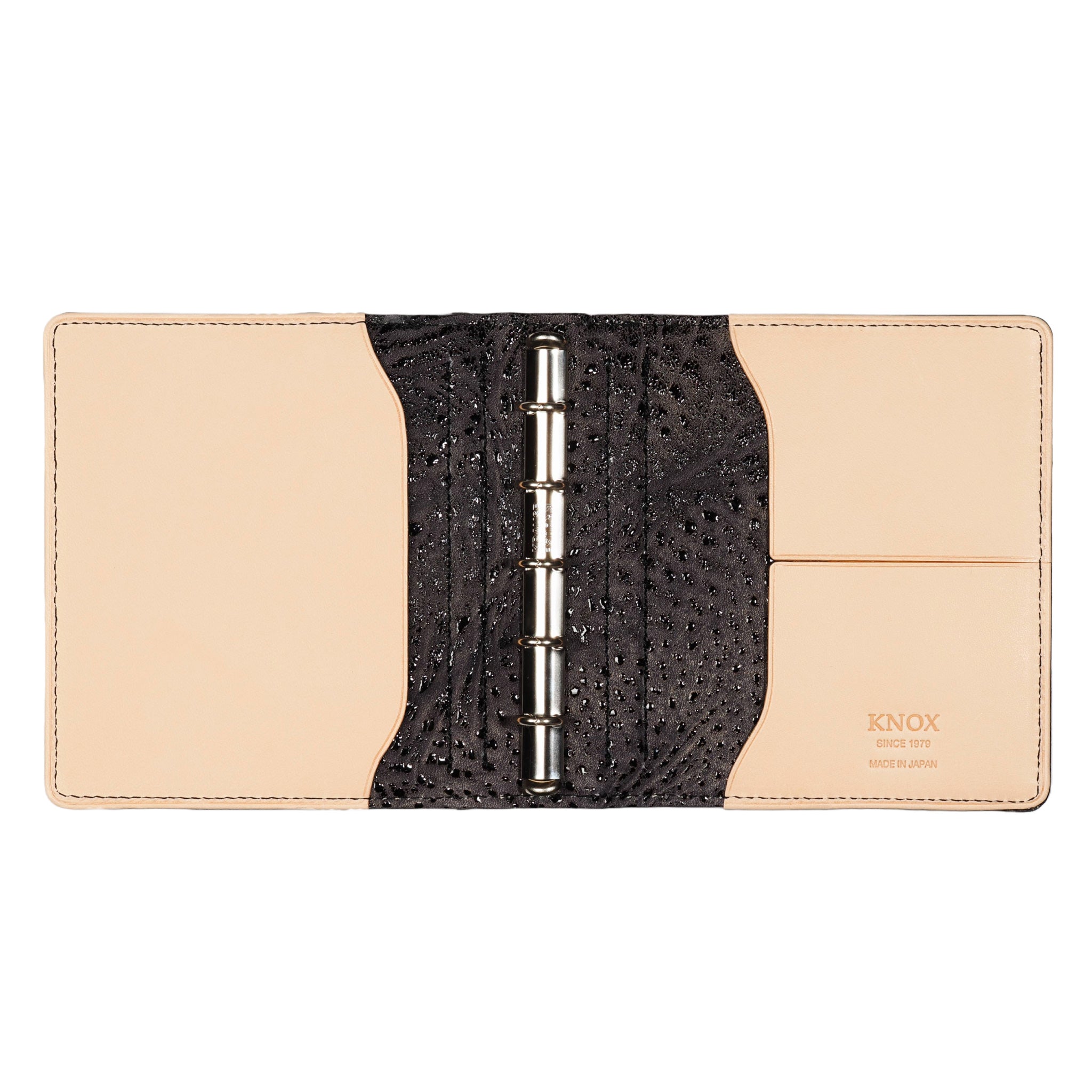 システム手帳 エヌ/ピアス趣味文スペシャル 艶漆（つやうるし）ミニ5スクエア φ11mm　リフィルセット【5営業日以内出荷】