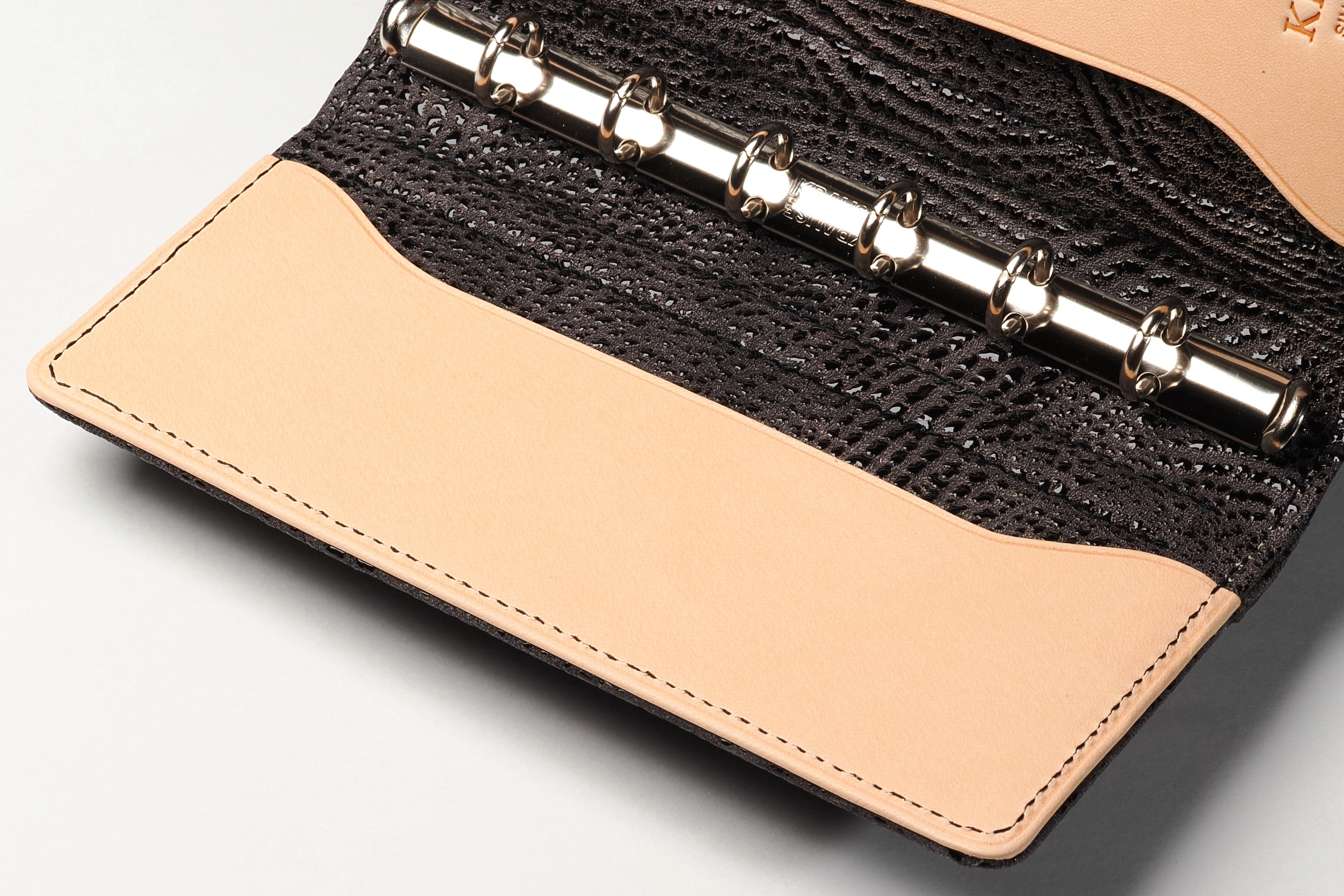 システム手帳 エヌ/ピアス趣味文スペシャル 艶漆（つやうるし） ミニ6ナロー φ11mm（趣味文オリジナル）【5営業日以内出荷】