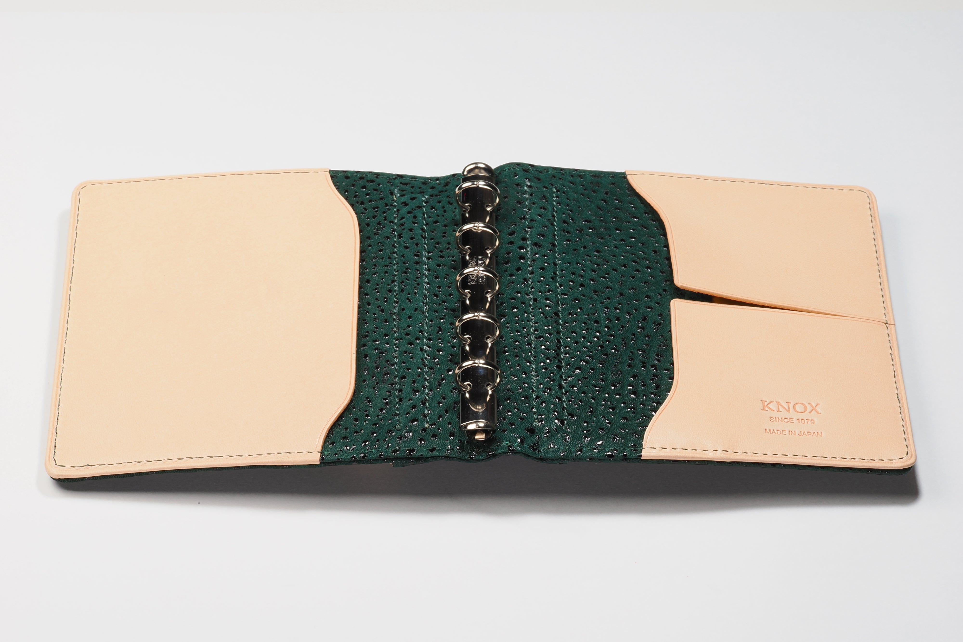 システム手帳 エヌ/ピアス趣味文スペシャル 艶漆（つやうるし）ミニ5スクエア φ11mm　リフィルセット【5営業日以内出荷】