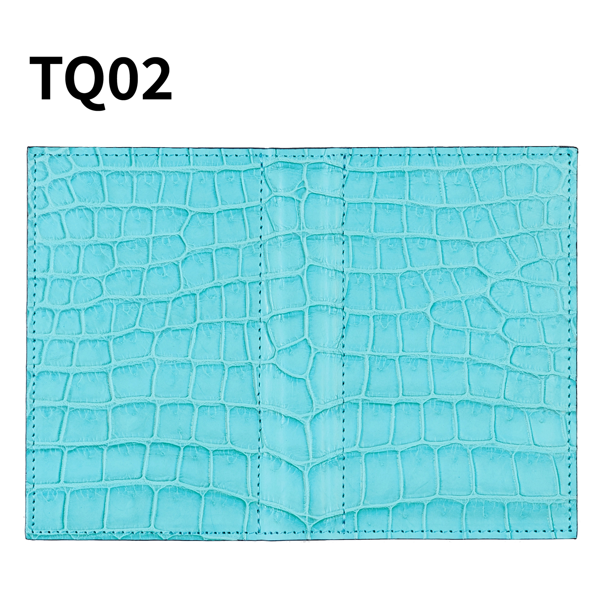 システム手帳 クロコダイル M5 φ11mm ブリリアントターコイズ（趣味文