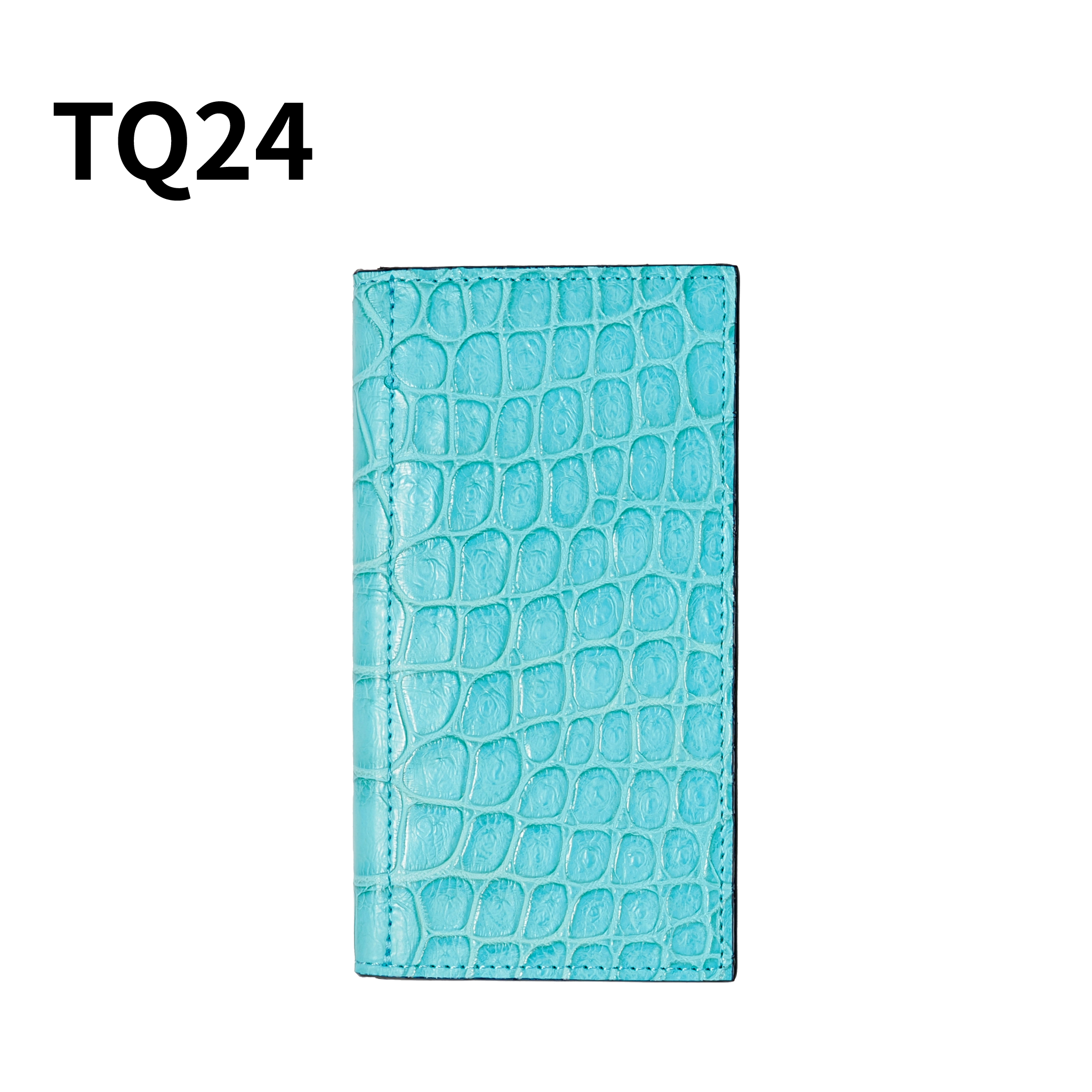 システム手帳 クロコダイル ミニ6ナロー φ11mm ブリリアントターコイズ システム手帳 クロコダイル ミニ6ナロー φ11mm ブリリアントターコイズ